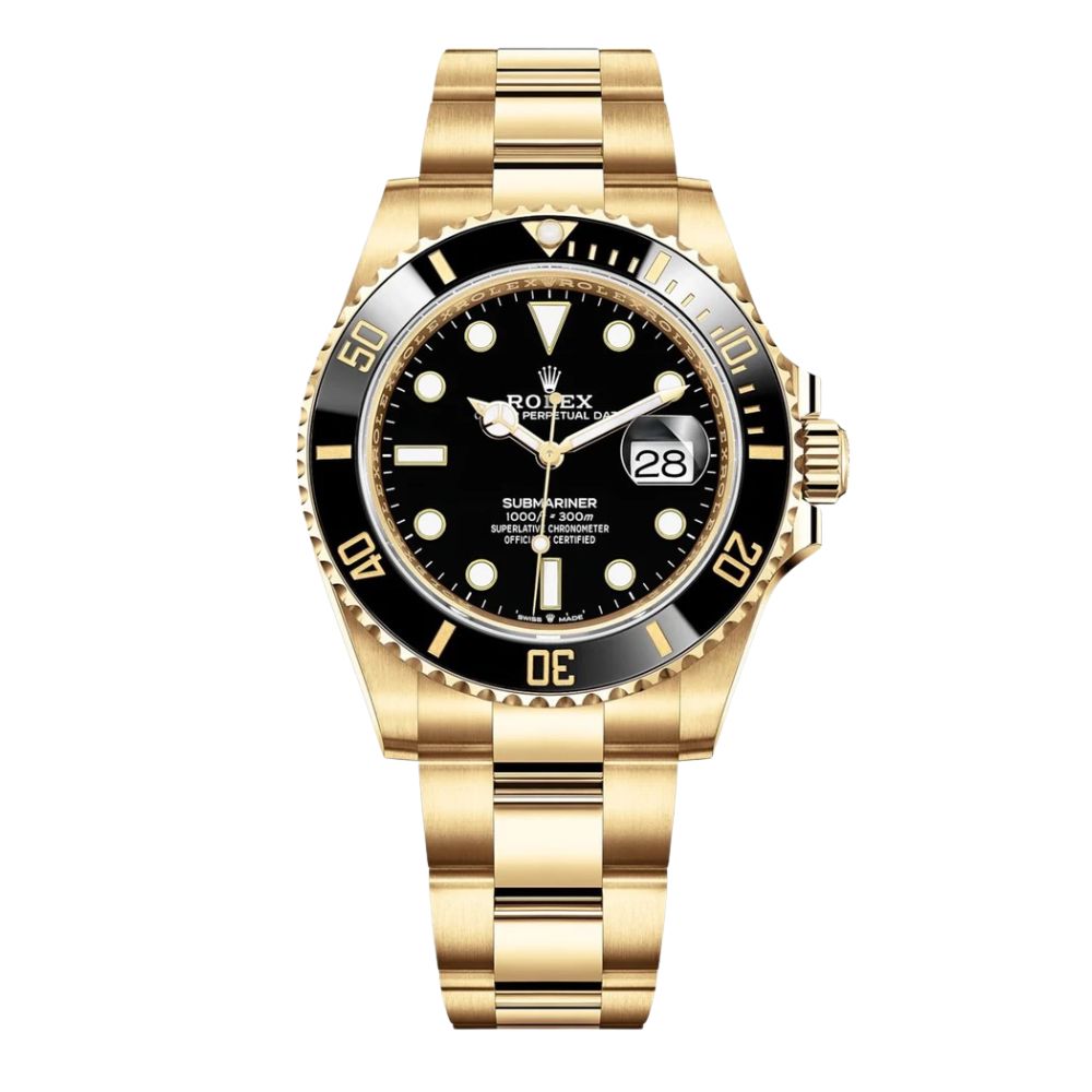 Rlx Submariner Date 126618ln-0002 “Yellow Gold Black Dial”
