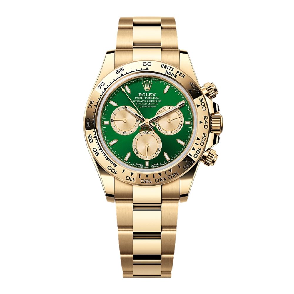 Rlx Daytona 126508 “Yellow Gold Green”